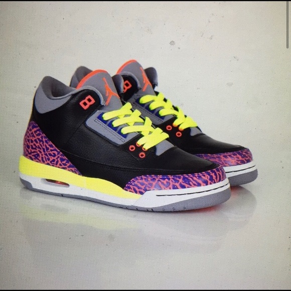 Nike Air Jordan 3 Retro GS Joker Shoes - Picture 1 of 10